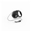 FLEXI Black Design XS Cord 3 m black automaatne jalutusrihm