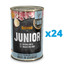 BELCANDO Super Premium Junior Linnuliha, munad 24x400 g märgtoit koertele