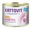 KATTOVIT Feline Diet diabetes Diabeet Kana 12 x 185 g glükoositaseme (diabeet) reguleerimiseks ja rasvumise vähendamiseks.