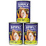 SIMPLY FROM NATURE koerapurgid 400 g 2+1 TASUTA