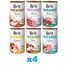 BRIT Pate&Meat Segatud maitsed 24x400 g koerapasteeti