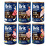 BRIT Premium by Nature Segatud maitsed 6x400 g naturaalne koeratoit