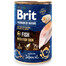 BRIT Premium by Nature Fish&Fish Skin 400 g kala ja kalanahk looduslik koeratoit