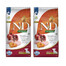 FARMINA N&D Pumpkin Dog Puppy Mini chicken, pumpkin & pomegranate 7 kg x 2
