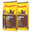JOSERA Lamm&Reis 2 x 12,5kg täiskasvanud koertele lambalihaga