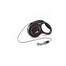 Flexi New Classic Cat XS virvinis pavadėlis 3 m juodas