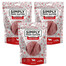 SIMPLY FROM NATURE Meat Strips Lihatükid Lihapallid koertele 3x80 g