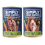 SIMPLY FROM NATURE Niiske koeratoit Fasan porgandiga + part porgandiga 400 g x 12 tk.