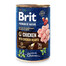 BRIT Premium by Nature Chicken and hearts 400 g kana ja südamed looduslik koeratoit