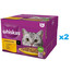 WHISKAS Adult Poultry Pie in sauce 48x85 g tükkidega kana, part, linnuliha, kalkuniga täiskasvanud kassidele