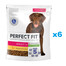 PERFECT FIT Adult 1+ kuiv täistoit täiskasvanud suurtele tõukoertele, mis sisaldab rohkelt kana 6x825 g.