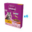 WHISKAS Junior 6x300 g kuiv täistoit kassipoegadele maitsva kanaga