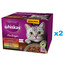 WHISKAS Adult Pure Delight Juicy Jellied Bites 48x85 g tükkidega veiseliha, kana, lambaliha, kodulinnuliha täiskasvanud kassidele