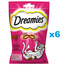 DREAMIES 6x60 г Лакомство для кошек  с вкусной говядиной