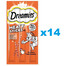 DREAMIES Lihapulgad maitsva kanaga täiskasvanud kassidele 14x30 g
