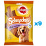 PEDIGREE Schmackos Multi Mix 9x144g triibulised koeratoidud veiselihaga