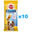 PEDIGREE DentaStix (keskmise tõu) hambahooldus koertele 70 tk. - 10x180g