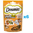 DREAMIES ShakeUps Multivitamins 6x55g kasside maiuspala kana, pardi ja kassimündiga