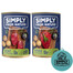 SIMPLY FROM NATURE Kozina z ziemniakami + konina z ziemniakami 400 g x 12 szt. + pokrywka na puszki