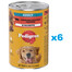 PEDIGREE Adult puszka 6x1200 g mokra karma pełnoporcjowa dla dorosłych psów, z mieszanką wołowiny i wątróbki, w galaretce