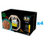 SHEBA Nature’s Collection Drobiowe Smaki tacki 32x85 g mokra karma pełnoporcjowa dla dorosłych kotów w sosie kawałki z kurczakiem, indykiem
