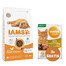 IAMS For Vitality Cat Adult Hairball Chicken 3 kg + 3 x kana ja kalkun kastmes 85 g TASUTA