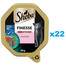 SHEBA Finesse 22x85 g märg täisväärtuslik toit täiskasvanud kassidele lõhe ja musiga