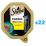 SHEBA Finesse tass 22x85 g märg täisväärtuslik toit täiskasvanud kassidele kana ja püree