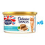 BUTCHER'S Classic Delicious Dinners z tuńczykiem i rybą morską mus 6 x 85 g