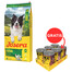 JOSERA Festival 12,5kg dla wybrednych psów z pysznym sosem + JOSERA Meat Lovers Pure Multipack 6x400g mokra karma dla psów GRATIS