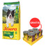 JOSERA Light Vital 12,5kg dla psów wspomagająca kontrolę masy ciała + JOSERA Meat Lovers Pure Multipack 6x400g mokra karma dla psów GRATIS