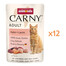 ANIMONDA Carny Adult Pouch Kurczak i łosoś12x85g mokra karma dla kotów