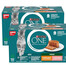 PURINA ONE Adult Terrine 8x85g z kurczakiem i marchewką i z łososiem i marchewką, mokra karma dla kotów