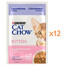 PURINA Cat Chow Kitten Jagnięcina z cukinią w sosie 12x85 g mokra karma dla kociąt