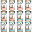 SCHESIR Kitten care 3-12 Zestaw tuńczyk i kurczak z aloesem w galaretce12x140g