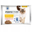 PERFECT FIT Sensitive 1+ 4x85 g z kurczakiem i łososiem w sosie dla wrażliwych kotów