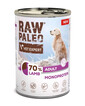 RAW PALEO Monoprotein Lamb Adult 400g jagnięcina, mokra karma dla psów