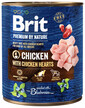 BRIT Premium by Nature chicken, hearts 800 gkana ja südamed