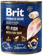 BRIT Premium by Nature 800 g kala ja kalanahaga märgtoit koertele