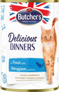 BUTCHER'S Delicious Dinners kassitoit tükid forelliga želees 400g