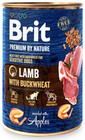 BRIT Premium by Nature  6 x 400 g lambaliha ja tatra märgtoitu