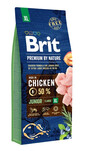 BRIT Premium By Nature Junior Extra Large XL Chicken15 kg Kanalihaga toit väga suurte tõugude kutsikatele (täiskasvanu kaal 45 - 90 kg) vanuses 1 kuni 30 kuud.