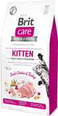 BRIT Care Cat Grain-Free Kitten Growth & Development 2 kg hüpoallergeenne toit värske kana ja kalkuniga tiinetele ja imetavatele kassipoegadele ja kassidele.