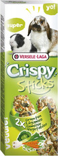 VERSELE-LAGA Crispy Sticks köögiviljapulber lemmikloomadele küülikutele ja kährikutele 110g