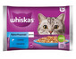 WHISKAS Kalahõrgutised lõhe ja tuunikalaga želees 4x85g
