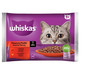 WHISKAS Classic Meals Kana ja veiseliha kastmes 4x85g