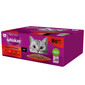 WHISKAS Adult kotikesed 80 x 85 g Classic Meals - märgtoit täiskasvanud kassidele, kastmes (jaotustükid: veiseliha, kana, lambaliha, linnuliha)