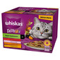 WHISKAS Adult Tasty Mix Chef's Choice kastmes 24x85 g tükki veise-, lõhe-, kana- ja kalkuniliha, kana ja tursaga täiskasvanud kassidele
